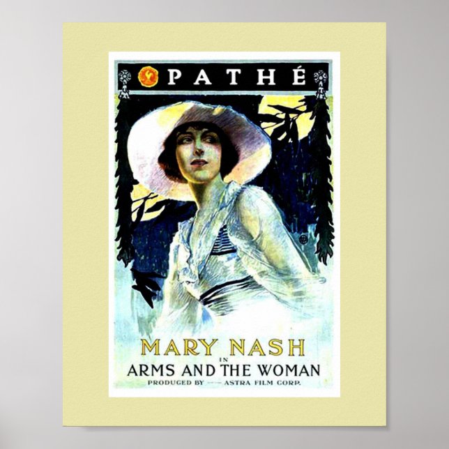 1916 Film Arm och kvinna Poster (Framsidan)