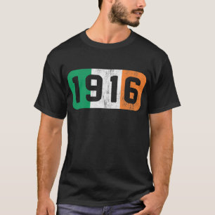 1916 Irlands Flagga Irländska upproret Påsk Stigni T Shirt
