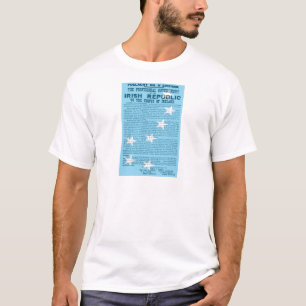 1916 kungörelse av den irländska republiken - p t shirt