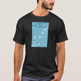 1916 kungörelse av den irländska republiken - påsk t-shirt