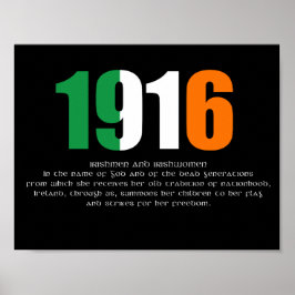 1916 Påsk Stigning minnesmärke Poster