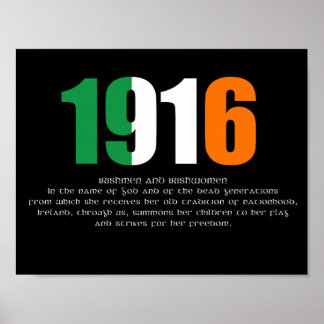 1916 Påsk Stigning minnesmärke Poster