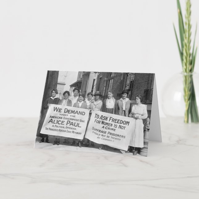 1917 års internationella kvinnojakt kort (Framsida)