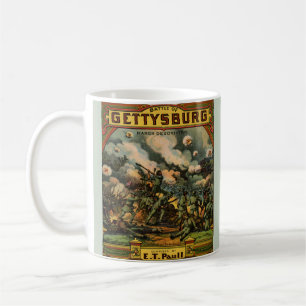 1917 Kampen mot Gettysburgs musik i lakan Kaffemugg