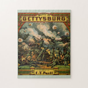 1917 som striden av Gettysburg notblad täcker Pussel
