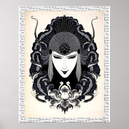 1917 Vintage Elegant Ryska Art nouveau Poster