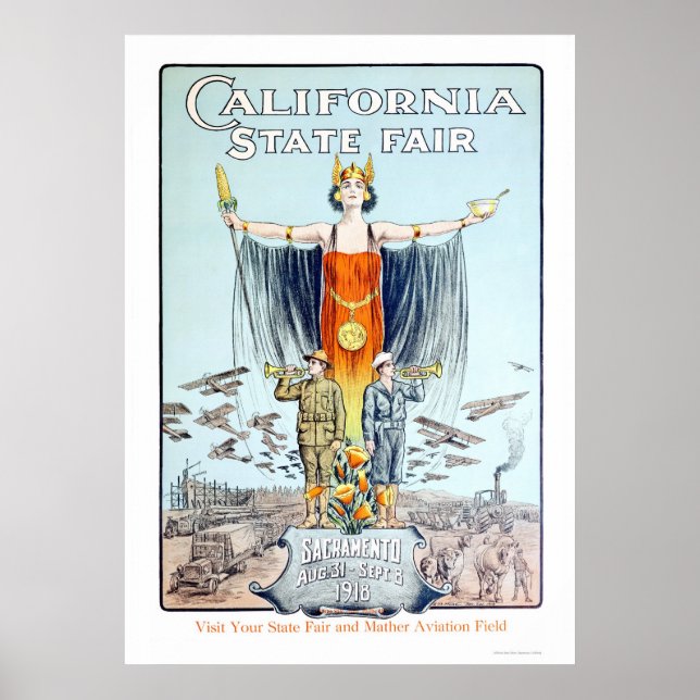 1918 California State Fair Poster (Framsidan)