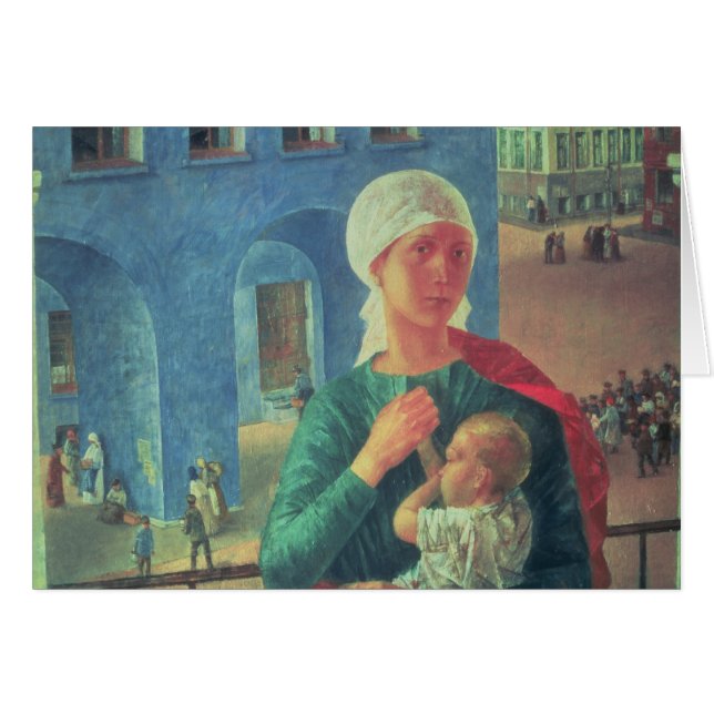 1918 i Petrograd, 1920 Hälsningskort (Framsidan Horizontal)