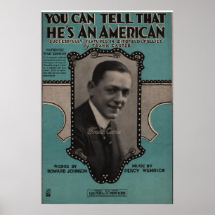 1918 KAN DU SÄGA ATT HAN ÄR AMERIKANSK POSTER