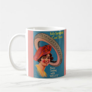 1918 Kelly Springfield däck och Behålla Smiling Kaffemugg