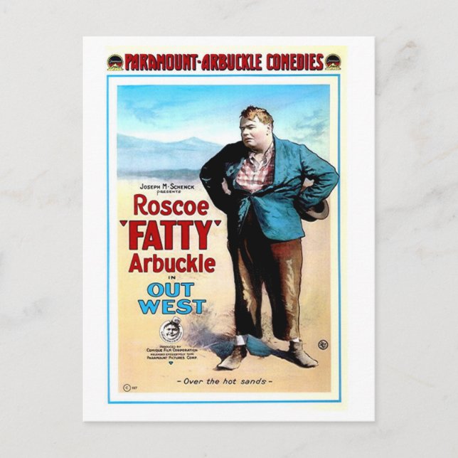 1918-Väster ut Vykort (Framsida)