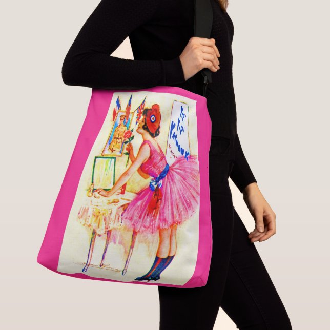 1918 Yip Yaphank-spelarräkningsbild för Yip Yaphan Axelväska (Närbild)