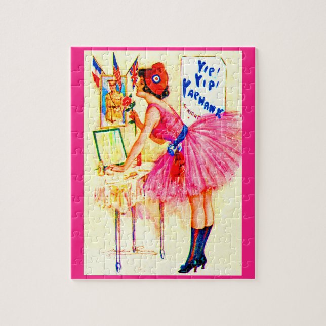 1918 Yip Yip Yaphank-spellettskydd Pussel (Vertikal)