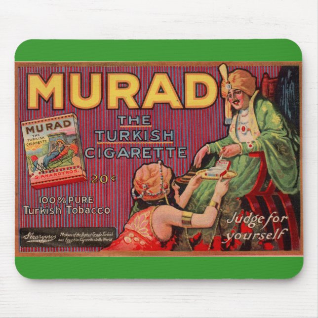 1919 Murad-cigarettreklam Musmatta (Framsidan)