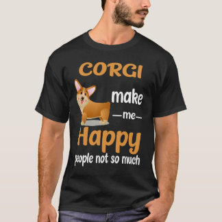191 Corgi gör mig Lycklig T Shirt