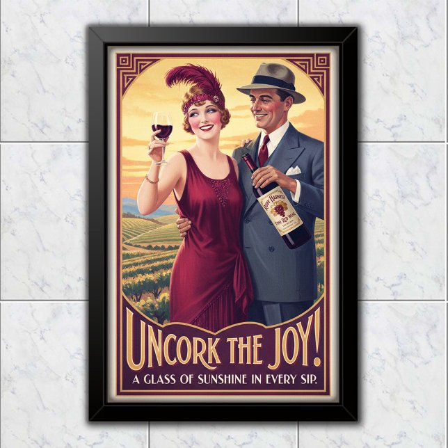 1920 Årgång Ruby Harvest Vinreklam Poster (Skapare uppladdad)