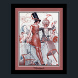 1920 års Art Deco "Madrigals" Poster<br><div class="desc">1920:s Fransk,  Art Deco Madrigals Skriv ut. 11x14 visas här. Finns i andra storlekar.</div>
