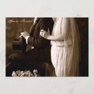 1920 års bröllopsinbjudan inbjudningar