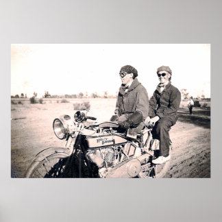 1920 års Poster av motorcykel i Manar