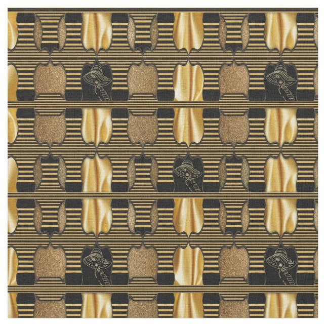 1920 Art. deco-tyg, upprepad design Tyg (Närbild)