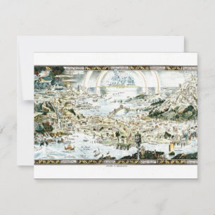 1920 Classic Fairyland Imaginary Karta Inbjudningar