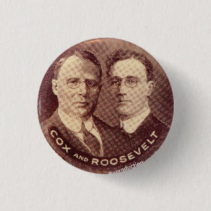 1920 Cox/Roosevelt-reproduktion Knapp