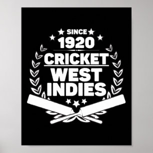 1920 Cricket West Indies Cricketspelare Poster