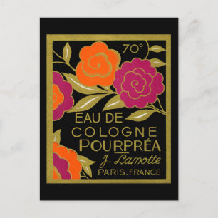 1920 Eau de Köln Pourprea parfym Vykort
