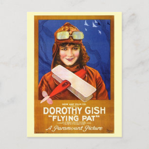 1920-film - flygande platta vykort