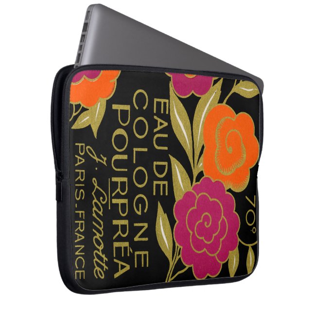 1920 Fransk Eau de Köln Pourprea parfym Laptop Fodral (Framsidan Höger)