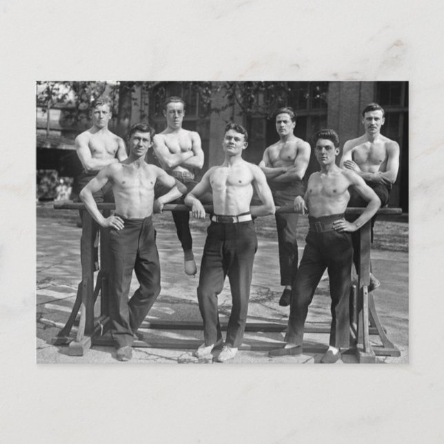 1920 Gymnast Vykort (Framsida)