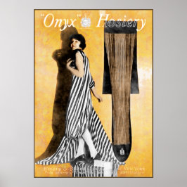 1920 Hosiery Ad - Cute and Artistic Poster