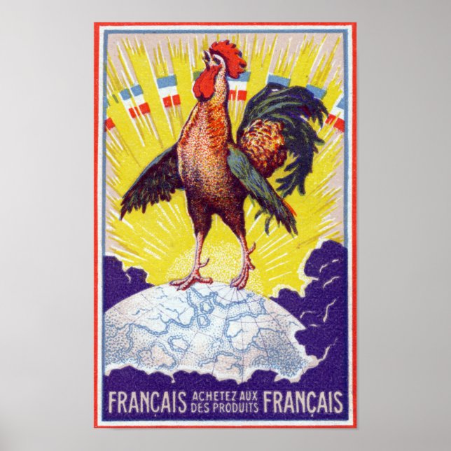 1920 Köp Fransk Poster (Framsidan)