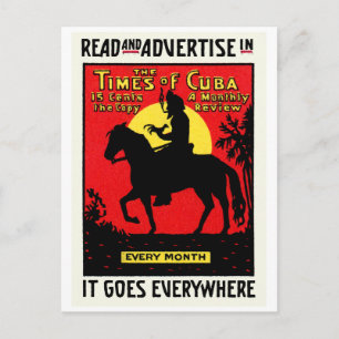1920 Kubas tid Vykort