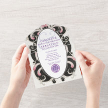 1920 Luxe Art Deco Gatsby Mode Monogram Bröllop