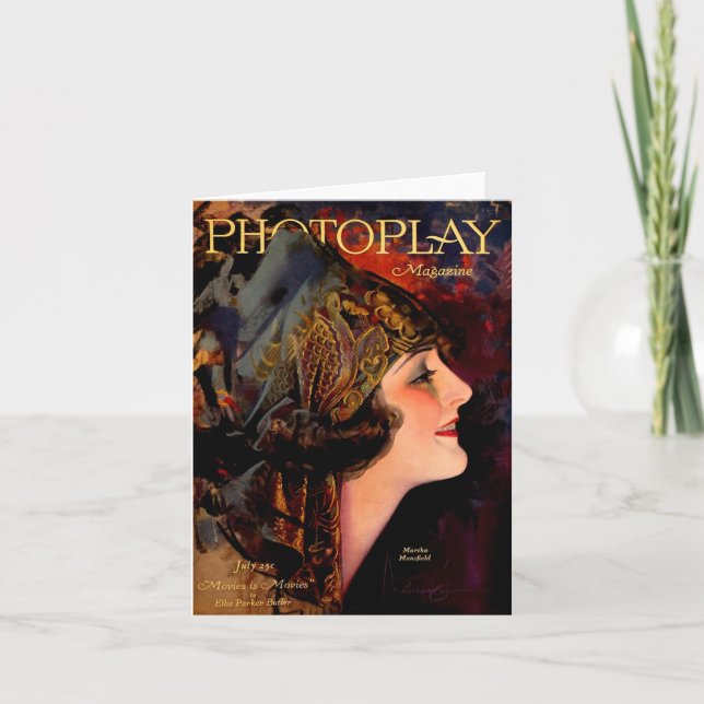 1920 Photoshop-hölje Anteckningskort (Framsida)