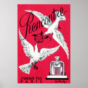1920 Rencontre Parfym Poster