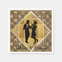 1920:s Art Deco. Flapper.