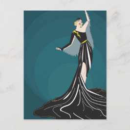 1920:s modellillustration vykort