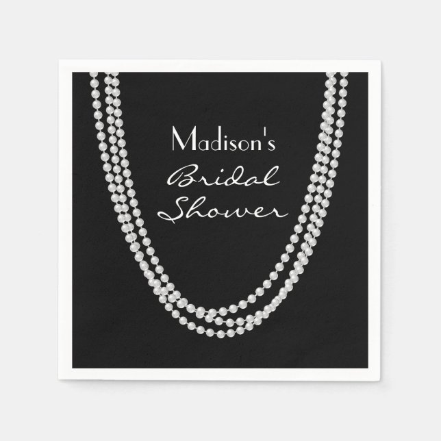 1920:s Pearl Möhippa Napkins Pappersservett (Framsidan)