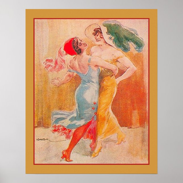 1920:s "Tango" Art Deco Poster (Framsidan)