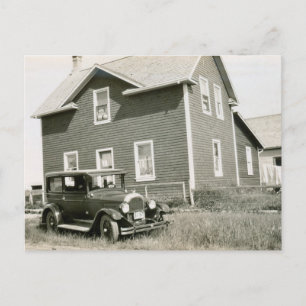 1920:s Vintage bil-vykort Vykort