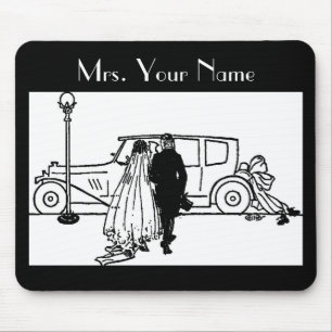 1920:s Vintage Bride & Groom Musmatta