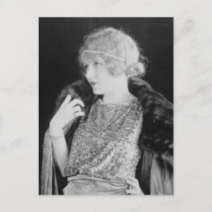 1920:s Vintage med blöjor, svart och vitt foto Vykort