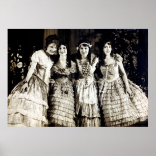 1920 Smilande flickvänner Poster