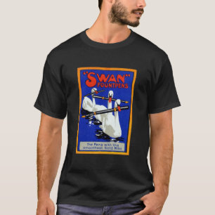 1920 Svan Fontän-pennor T Shirt