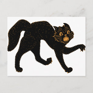 1920 Svart, svart katt Vykort