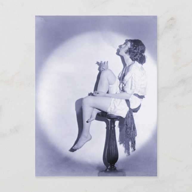 1920-talet Mode med rökmodell Vykort (Framsida)