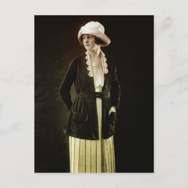 1920-talet Mode Vykort (Framsida)
