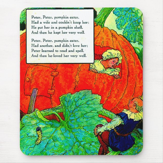 1920-talet Mor Goose - Peter Pumpkin Eater Musmatta (Framsidan)